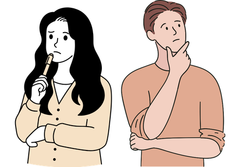 生活や日中の過ごし方を考えたいイラスト